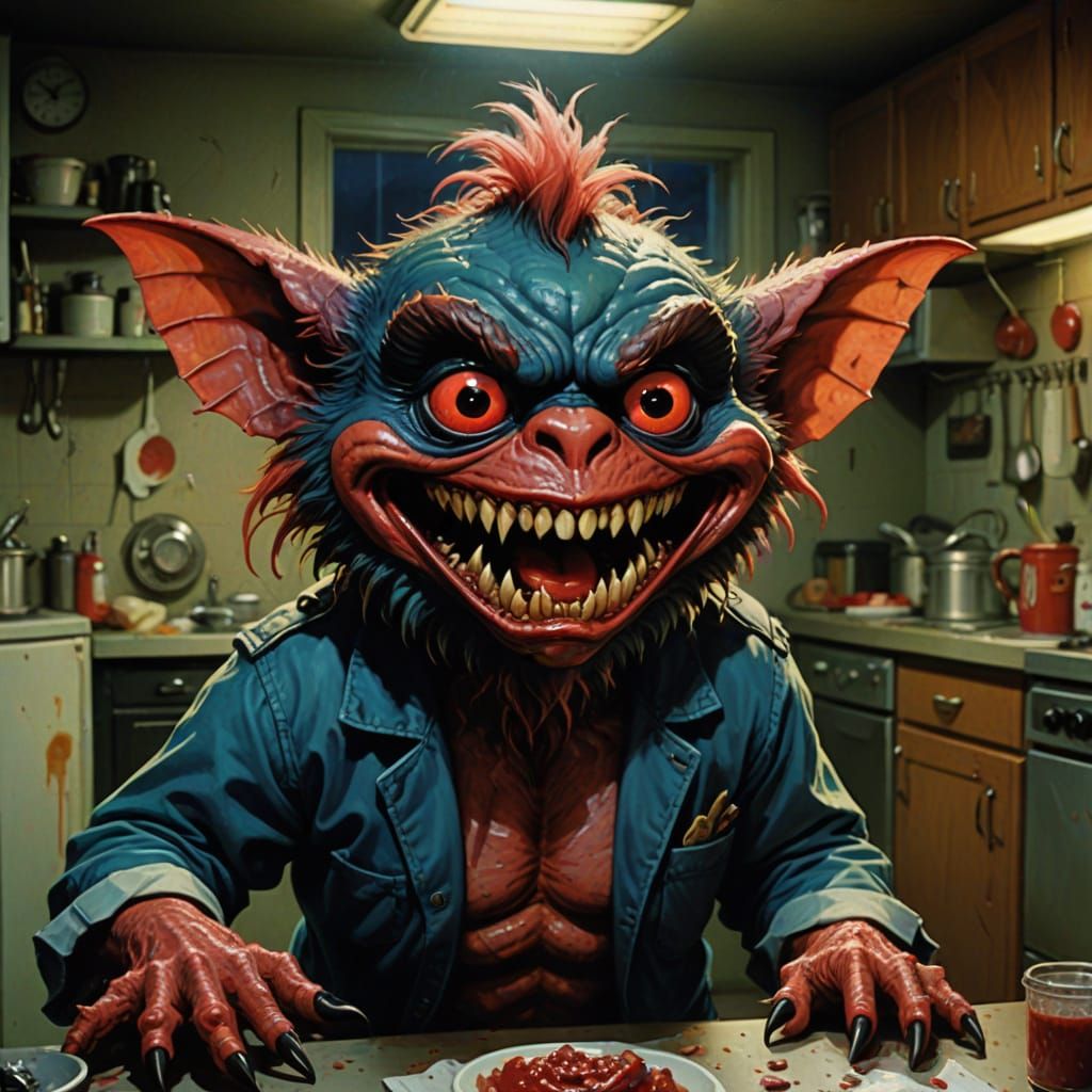 Menacing Critters Rampage in Retro Horror-Comedy Style