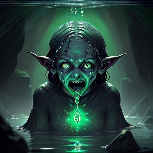 It wasn't a gurgle of water, nor the scrape of stone. It was a chuckle. A low, guttural sound that sent shivers down you...