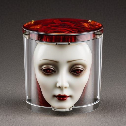 Steampunk Horror: Glass Ballerina Music Box