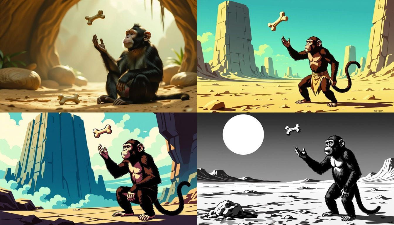 Monkey Throws Bone: 2001 A Space Odyssey