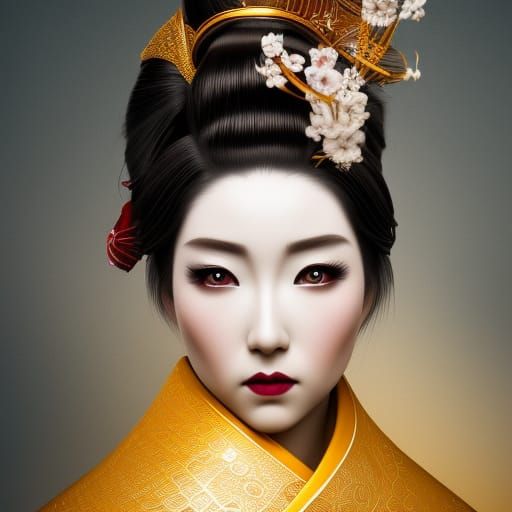 Portrait of a Geisha