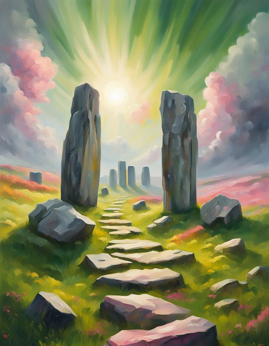 Top Of The Mountains - Stone Circle Pathway - 7
