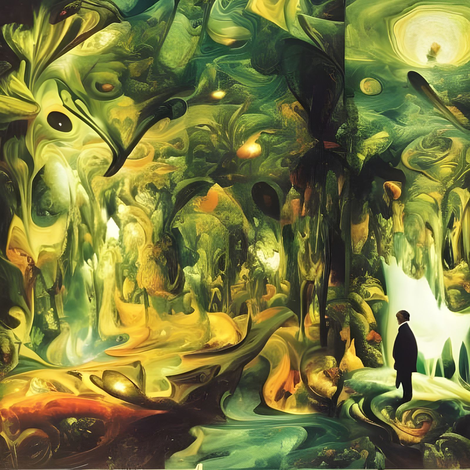 Surreal Cave of Recursive Beauty