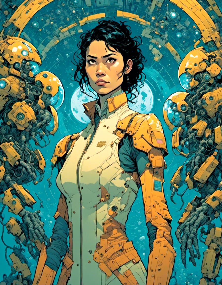 Taiwanese Terraformer Colonizing New Planet in Sci-Fi Style