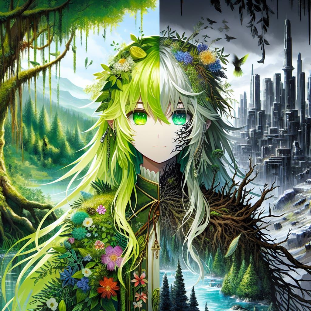 Anime Druid Dryad Between Two Worlds