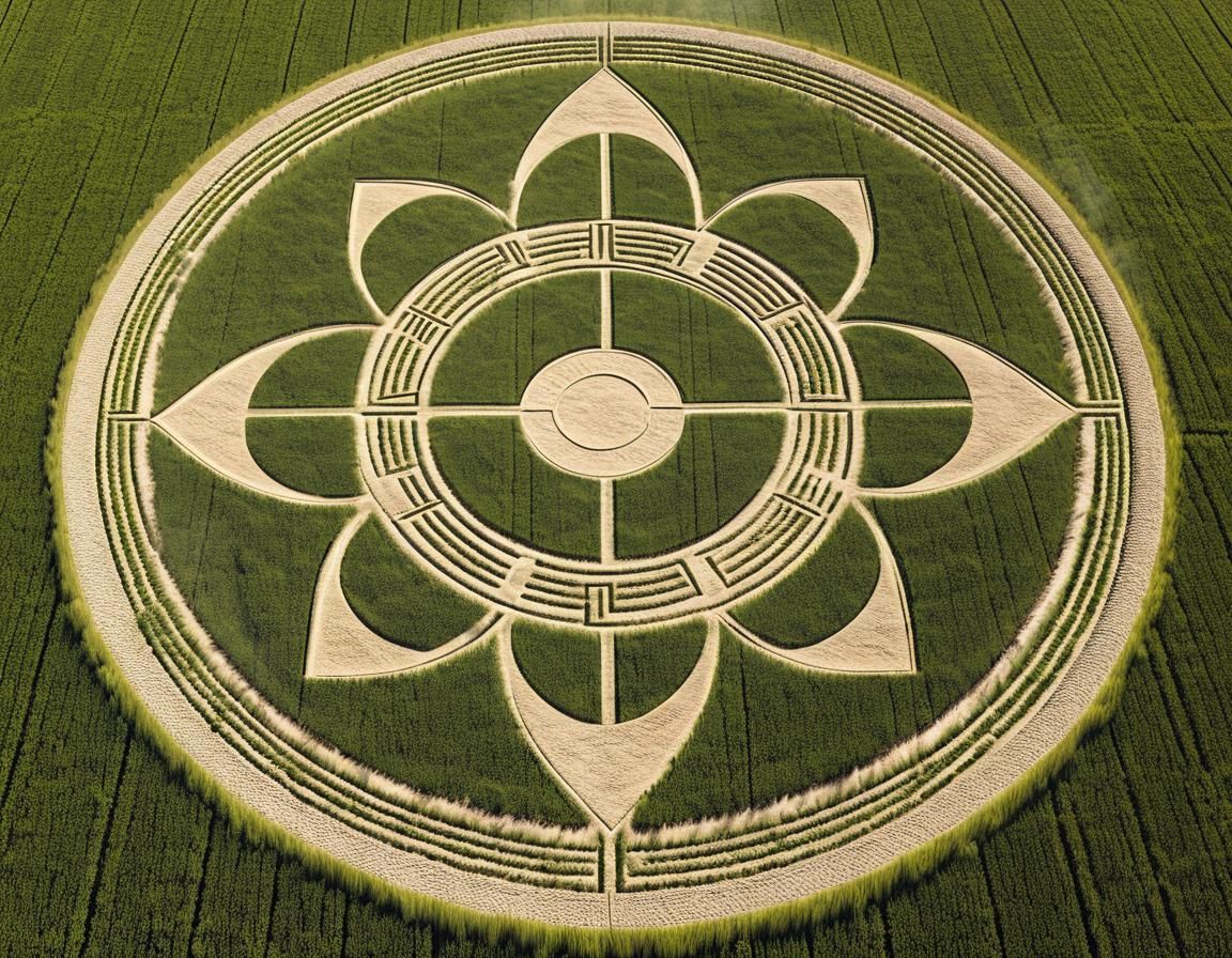 Sacred Geometry In A Mysterious Crop Circle