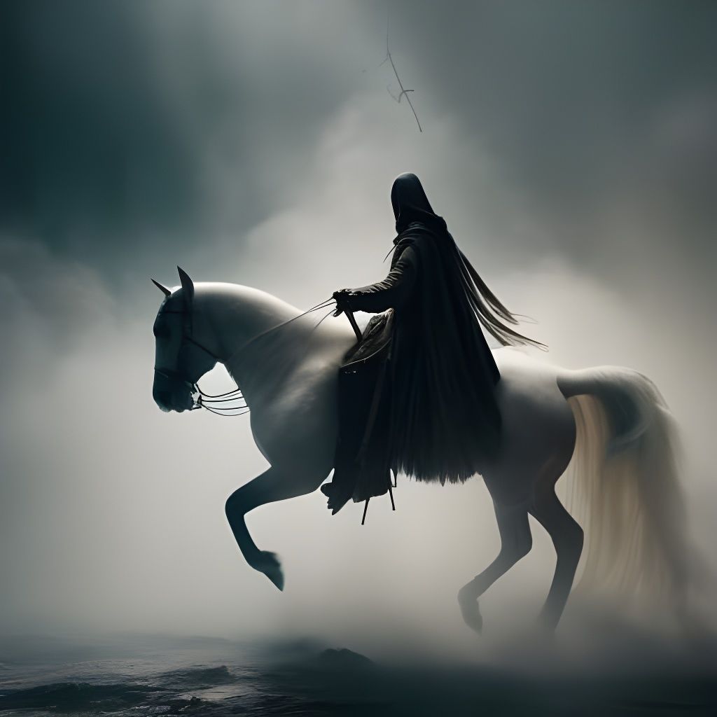 Grim Reaper on Horse of Smoke and Water