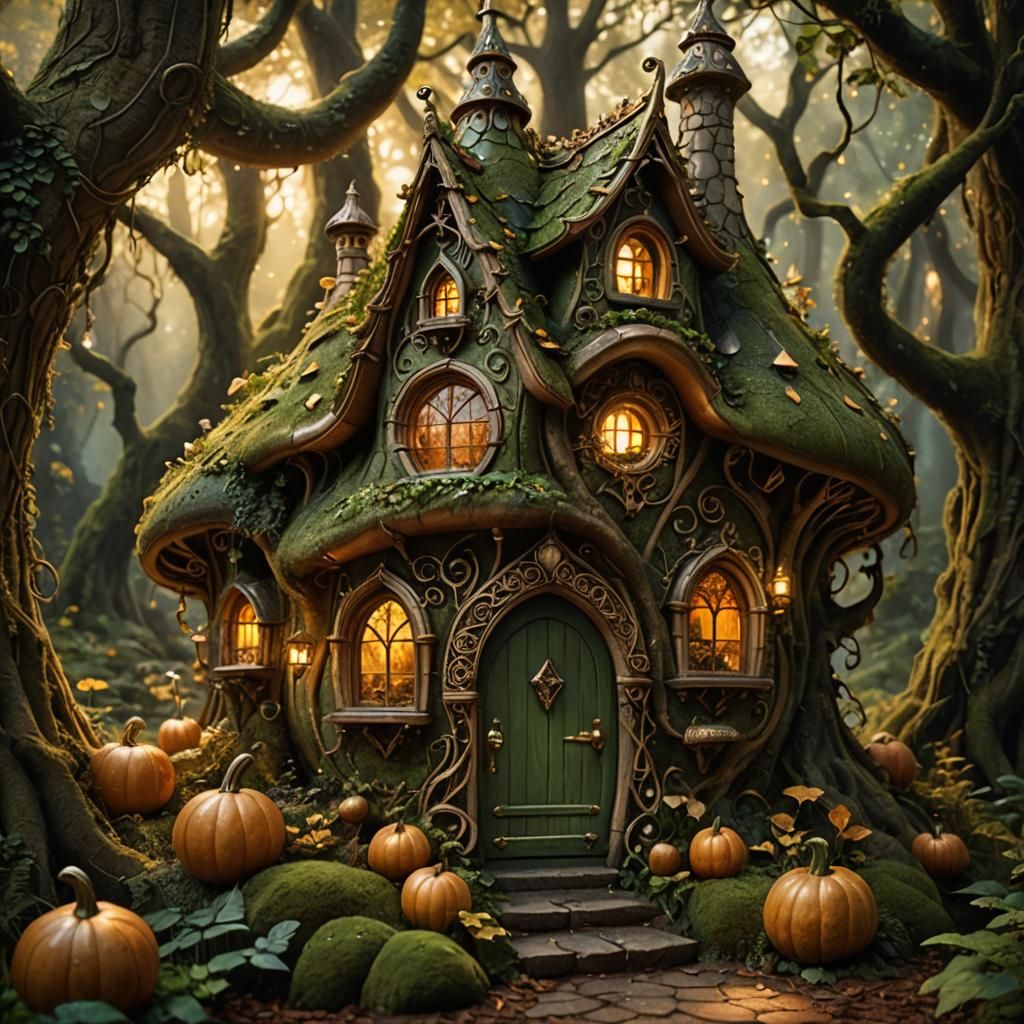 Gourd House in Mystical Forest: Magical Realism