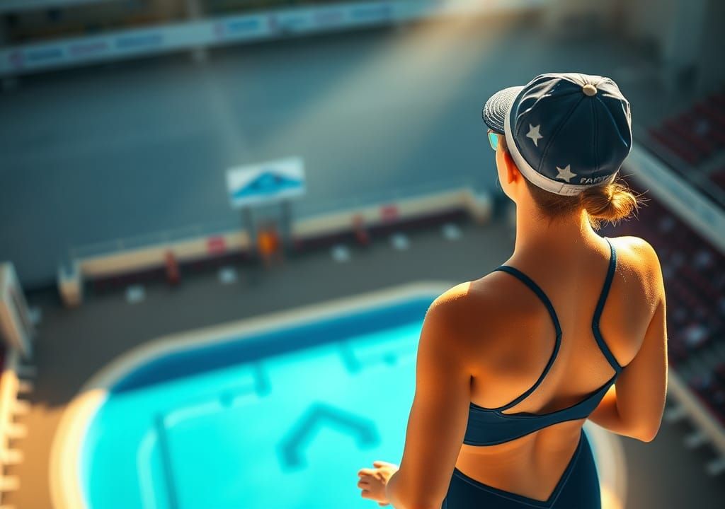 Olympic Diver's Breathtaking View from Above