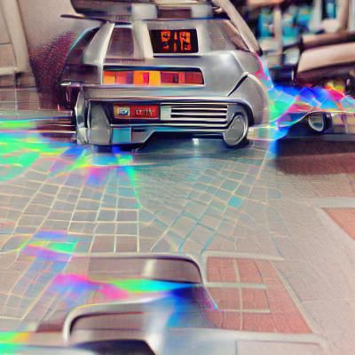 Back to the Future AI Image