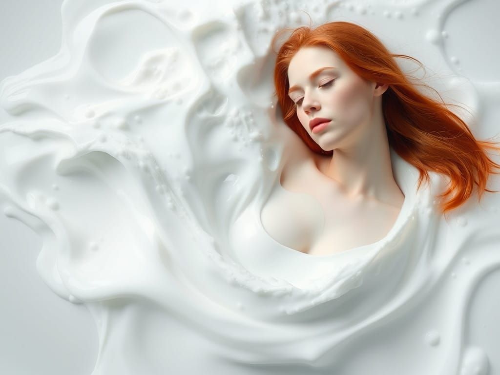 Woman Trapped in a Plaster Rush