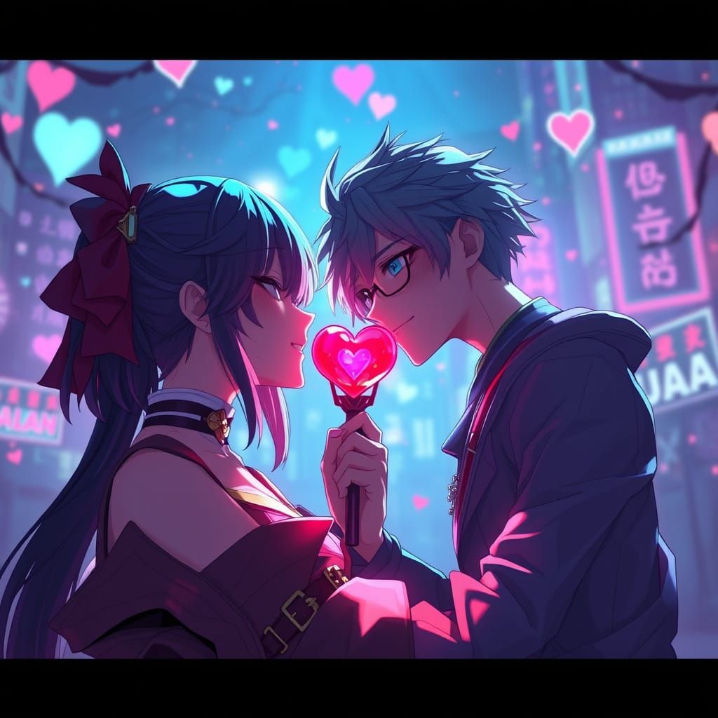 Anime Art: The Curse of the Valentine Spot