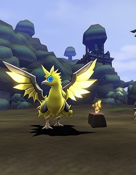 Horror Chocobo 3D Model for Nintendo Switch