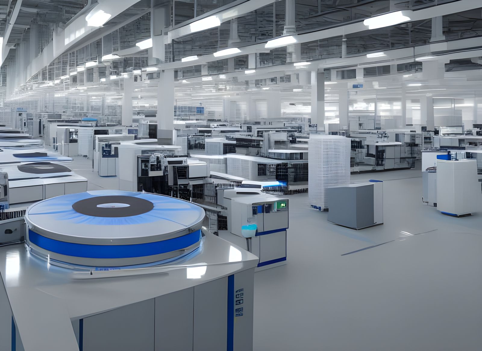 Inside a Semiconductor Wafer Fabrication Facility