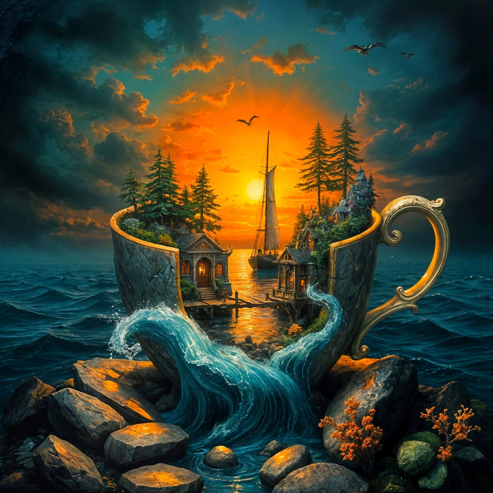 A way to the most amazing Sunset!