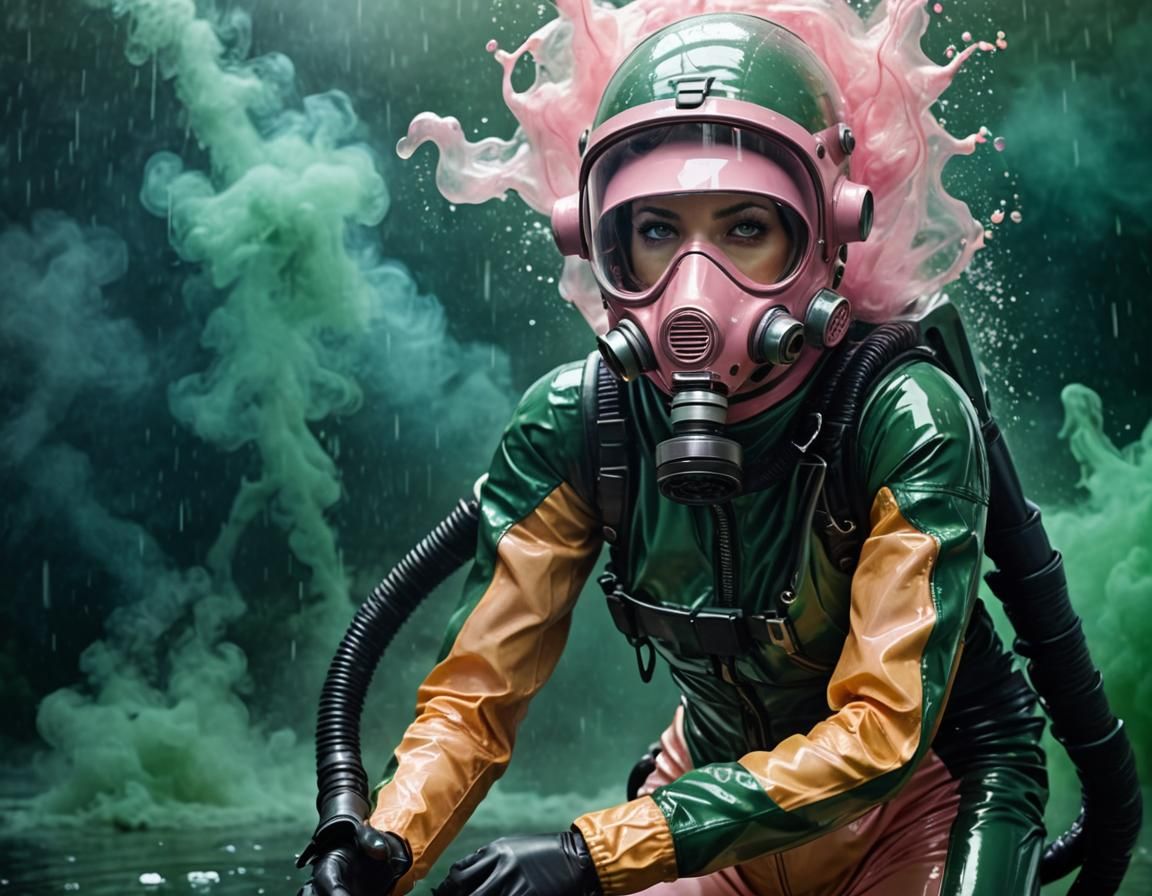 In deep cold space, retro futuristic, hyper realistic view, ...