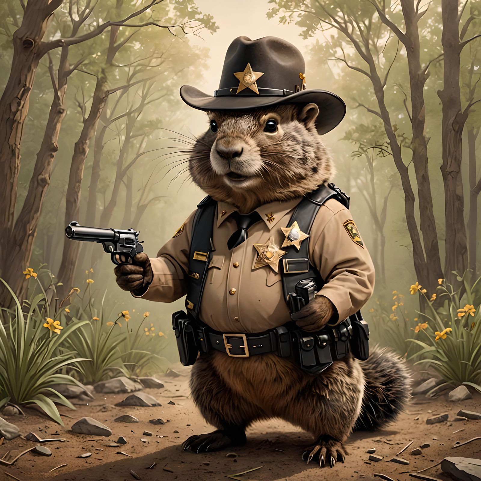 Sheriff Groundhog