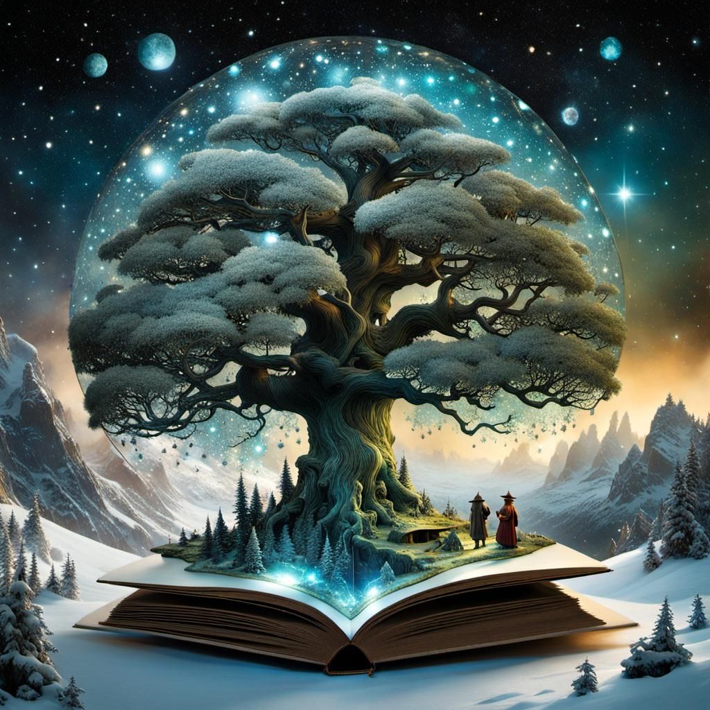 Crystal Tree Pop-Up Book: A Hyperdetailed World