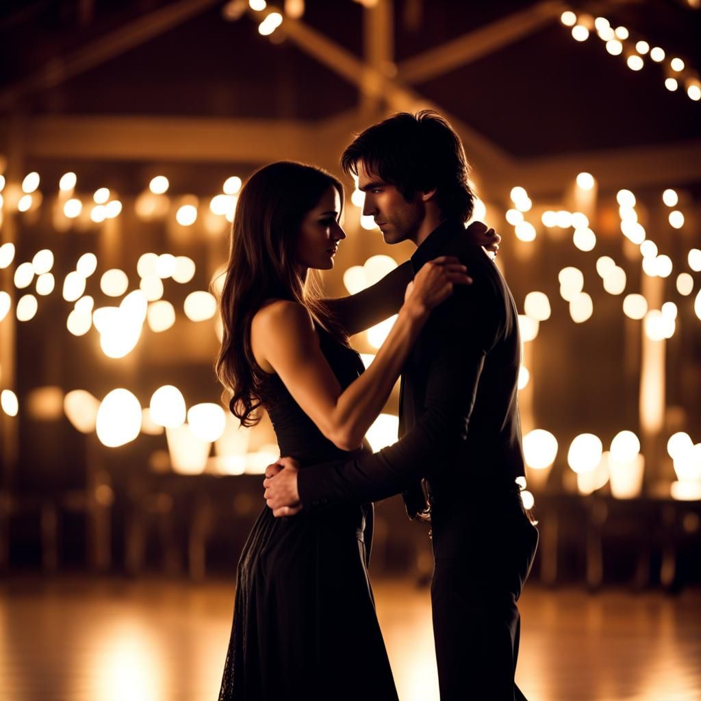 Damon and Elena Dancing: Professional Photography