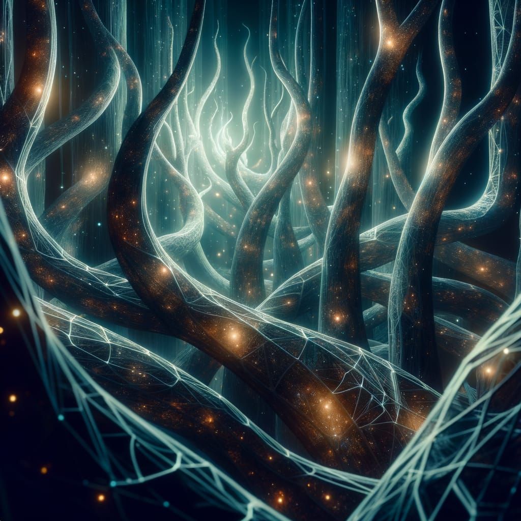 Mystical Shadow Forms in Dreamlike Geometry