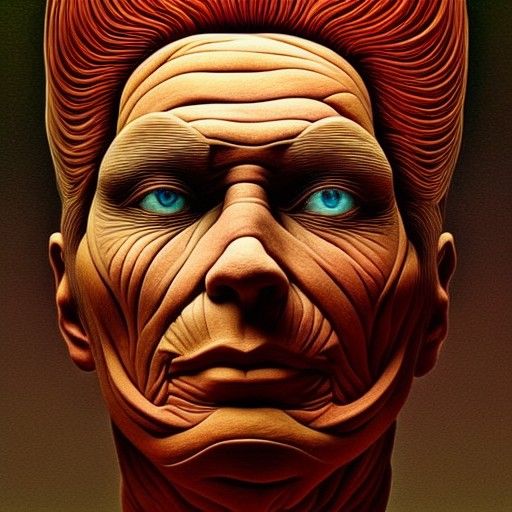 George Jones Biopunk Album Cover Art