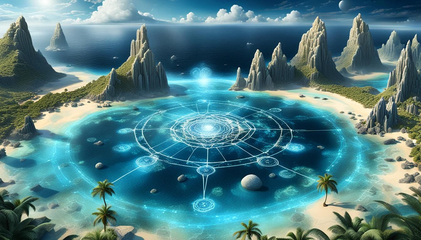 Atlantis: Genesis of Human Lineage as Digital Art