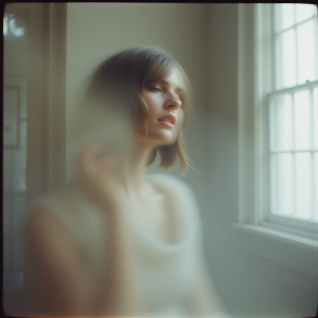 Woman Lost in Thought, Dreamlike Atmosphere