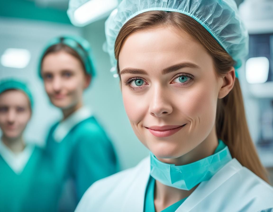 Young Surgeon in Surgery: Professional Medical Photography