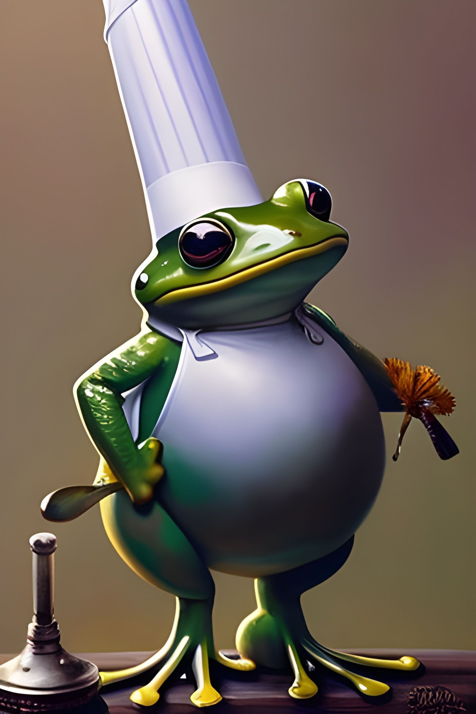 Non Monsieur, we do not serve ze Frog's legs ...