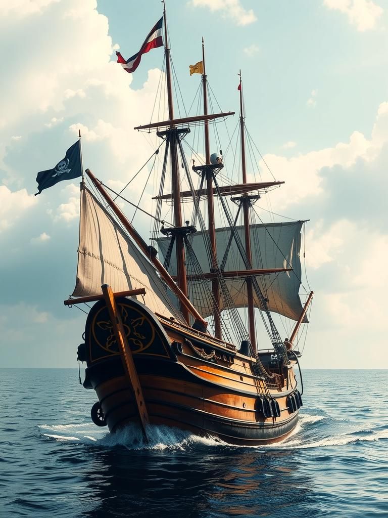 Melancholy Pirate Reflects on Lost Plunder