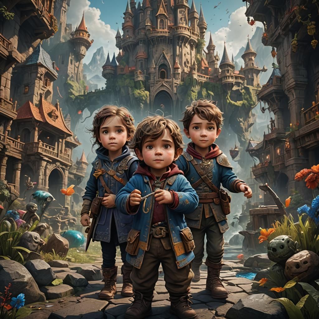 Child's Drawing: Fantastical Art in Deep Color