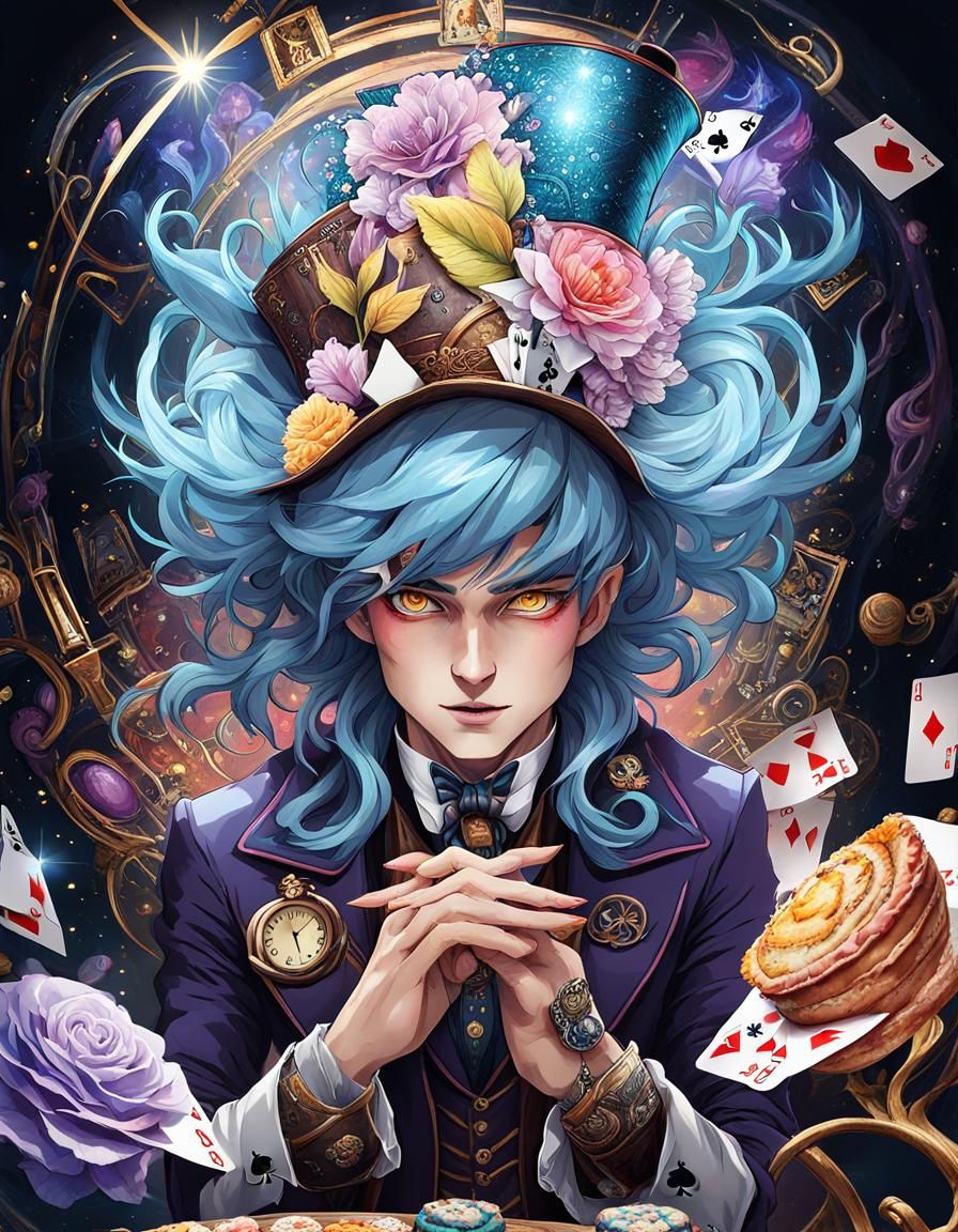 Enchanted Forest: Shoujo Anime Girl in Clockpunk Style