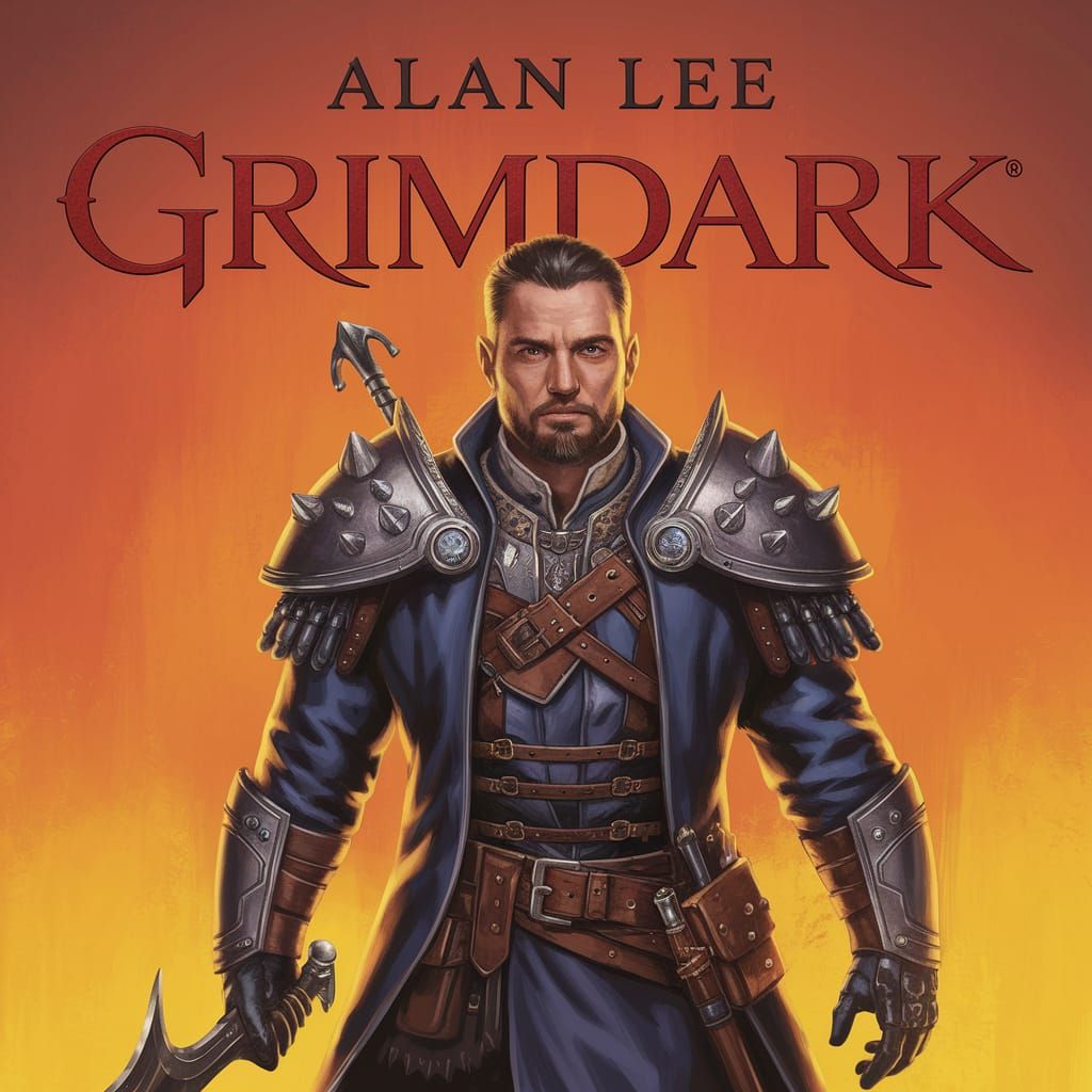 Dark Fantasy Landscape in the Style of Alan Lee's Grimdark