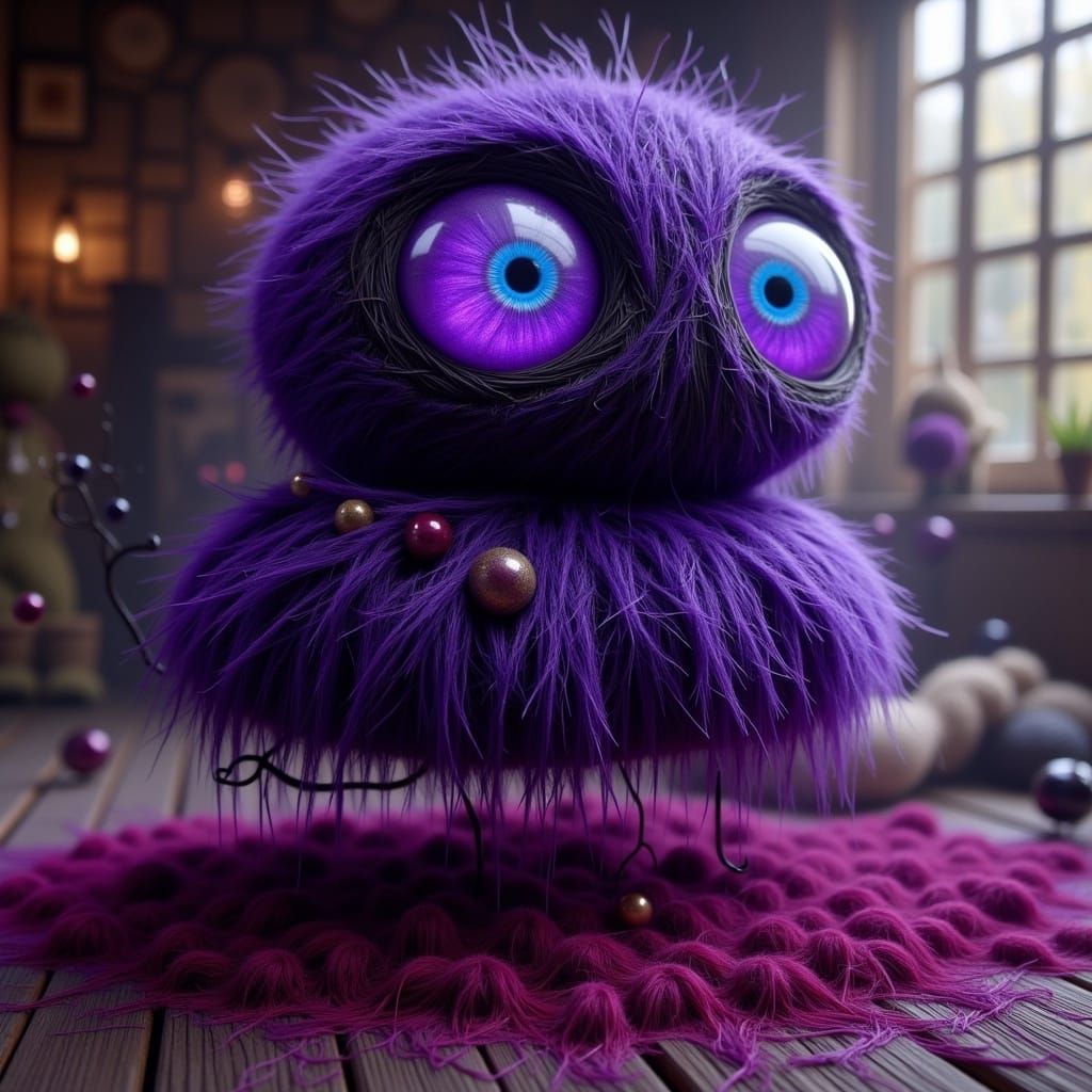 Abstract Ruby Opal Design in Flowing Style