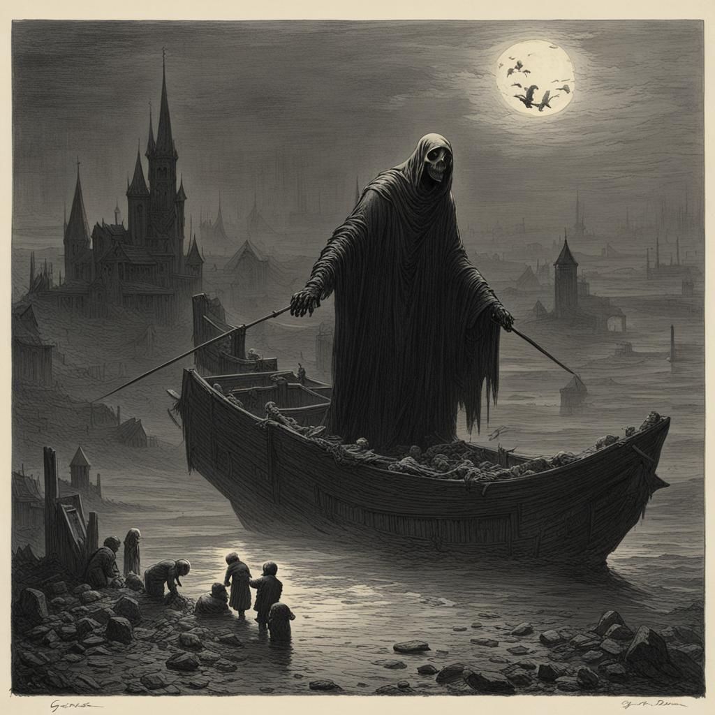 Horrific Vision in Gustave Doré Style