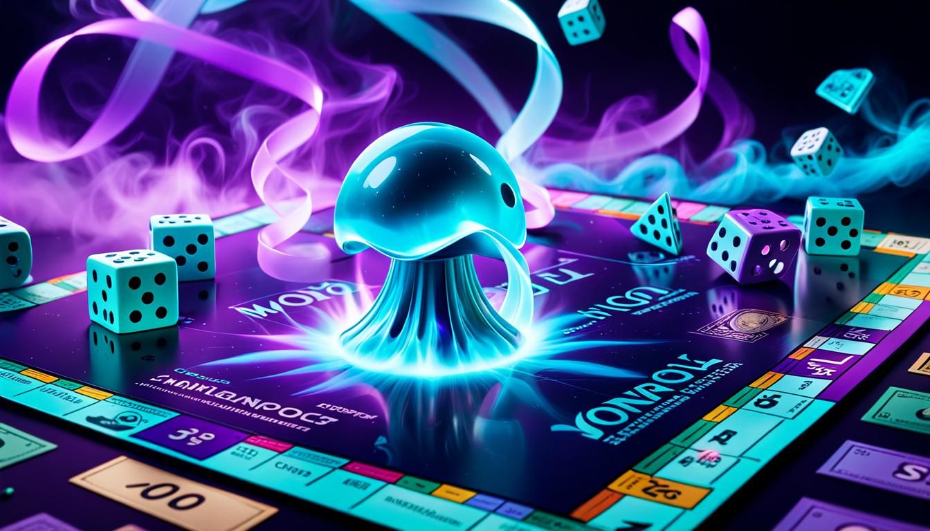 Celestial Monopoly Game in Opalescent Smoke