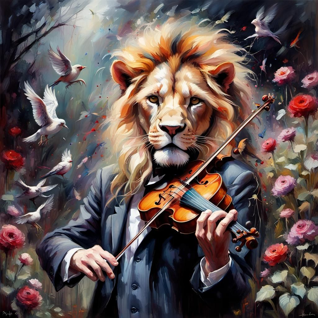 Now you're playin' pretty good fiddle, boy, but give the Devil his due
I'll bet a fiddle o' gold against your soul, I th...