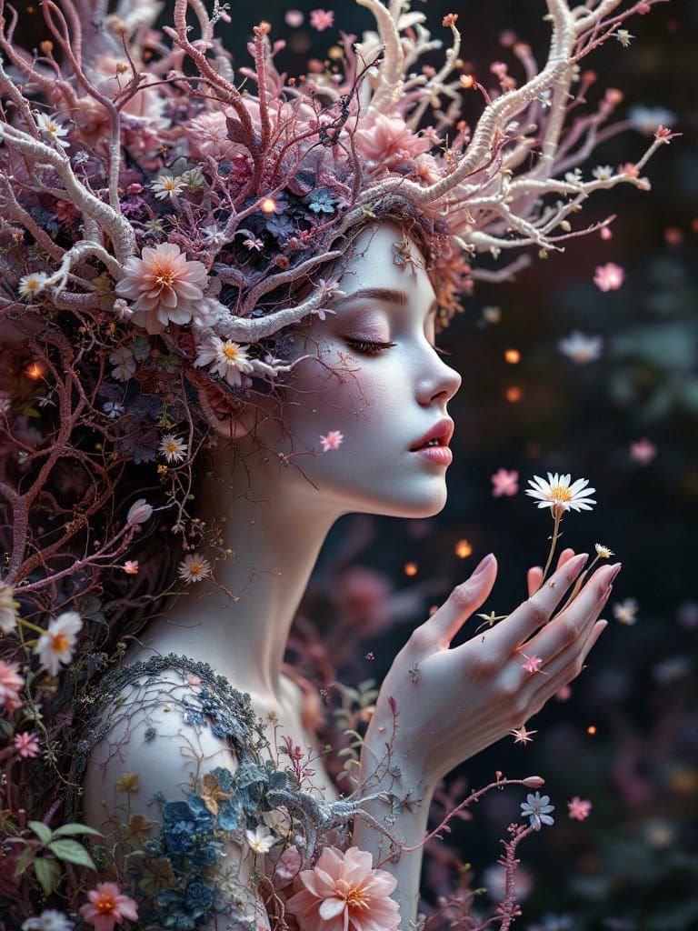 Gentle Assemblage: Calotypical Digital Art