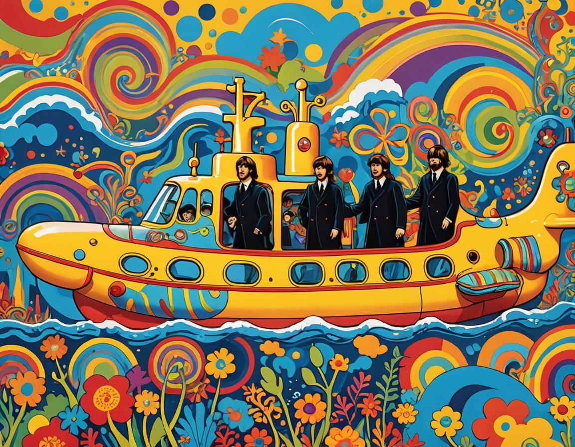 The Beatles in Yellow Submarine, Pop Art Style
