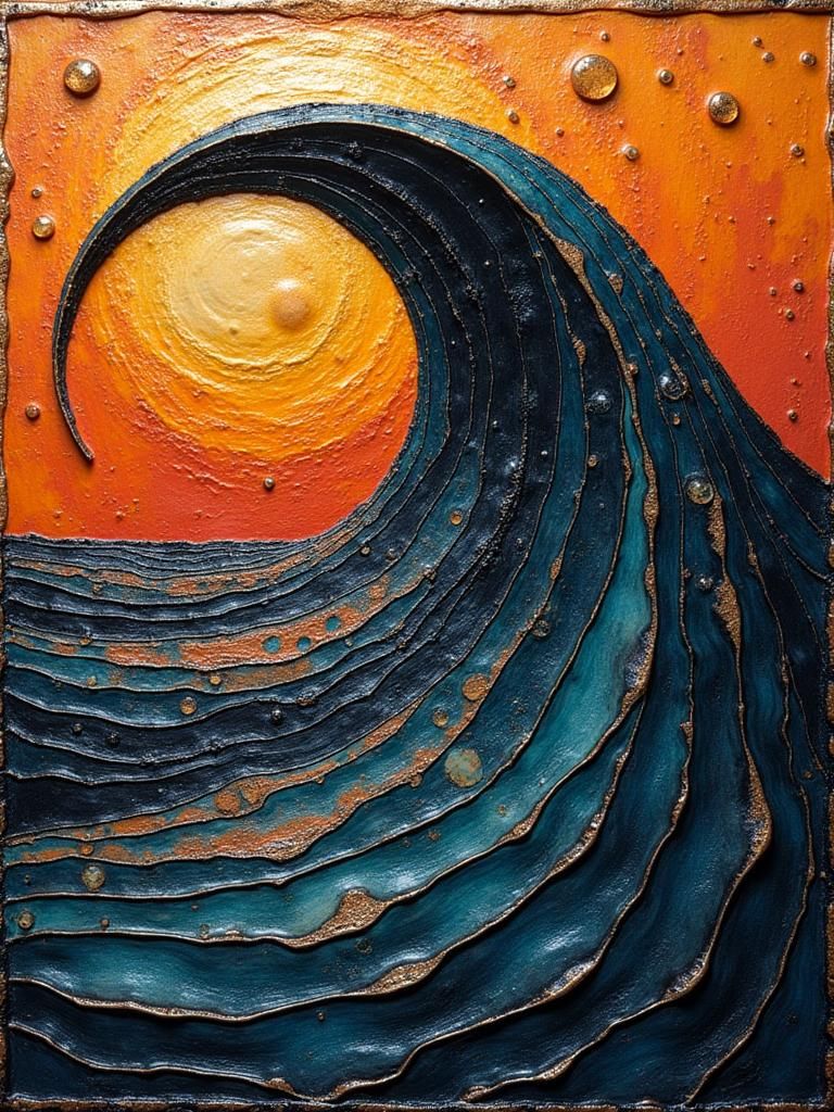 Surreal Liquid Ceramic Art Inspired by Wright