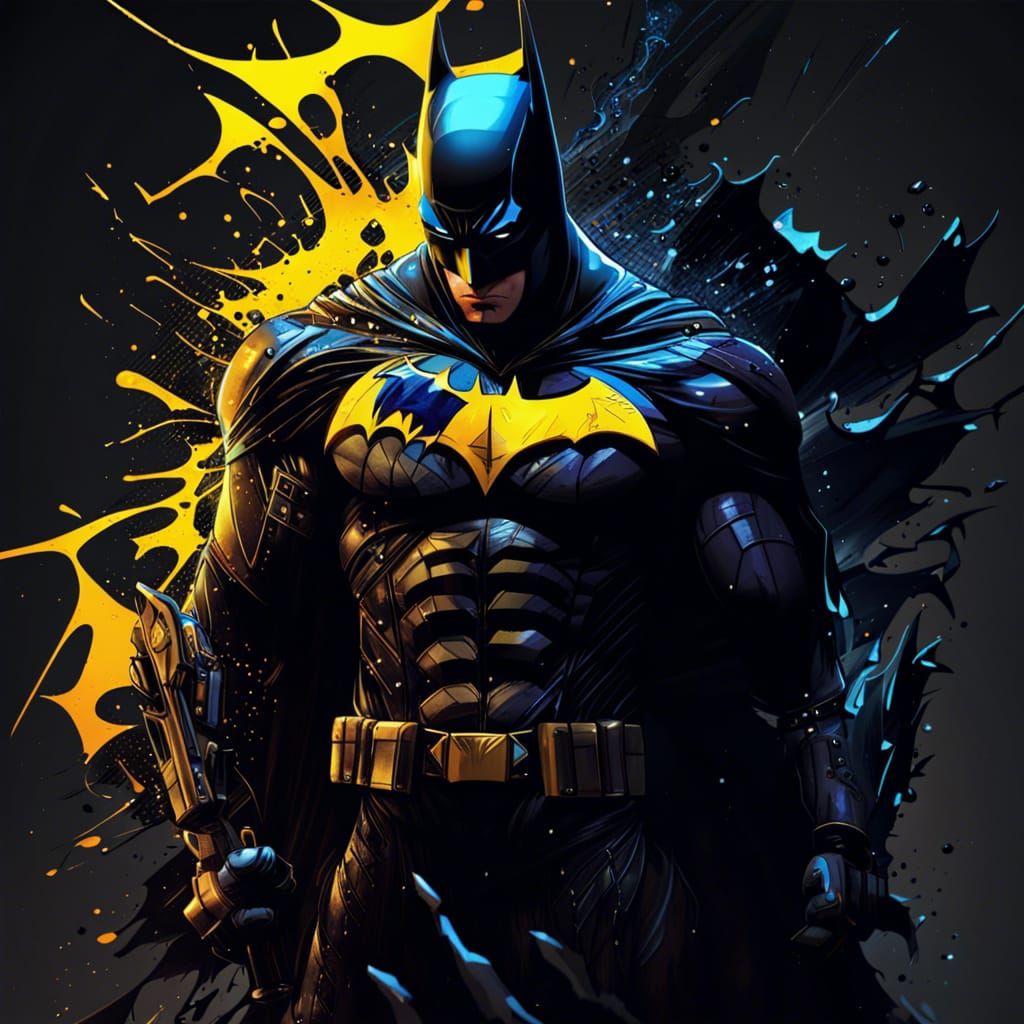 Batman Splash Art in High Definition