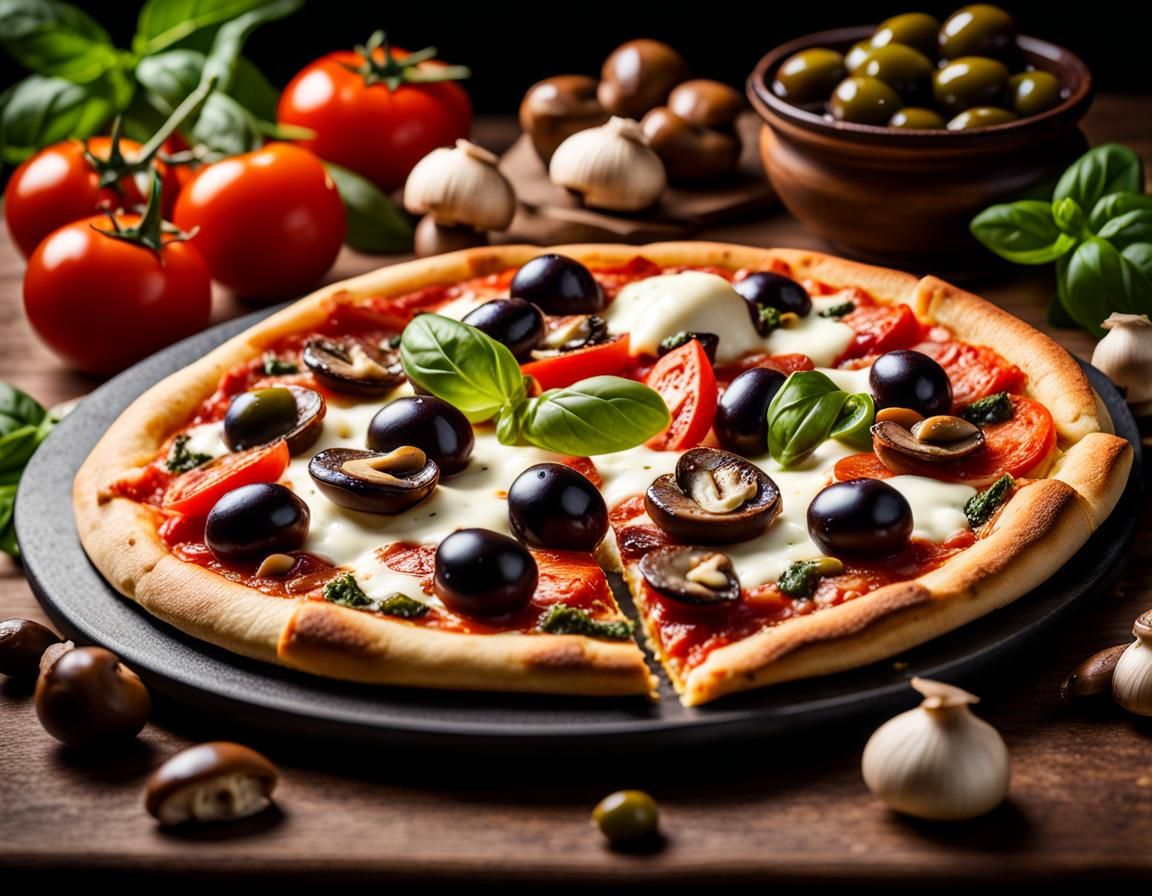 Mouth watering pizza