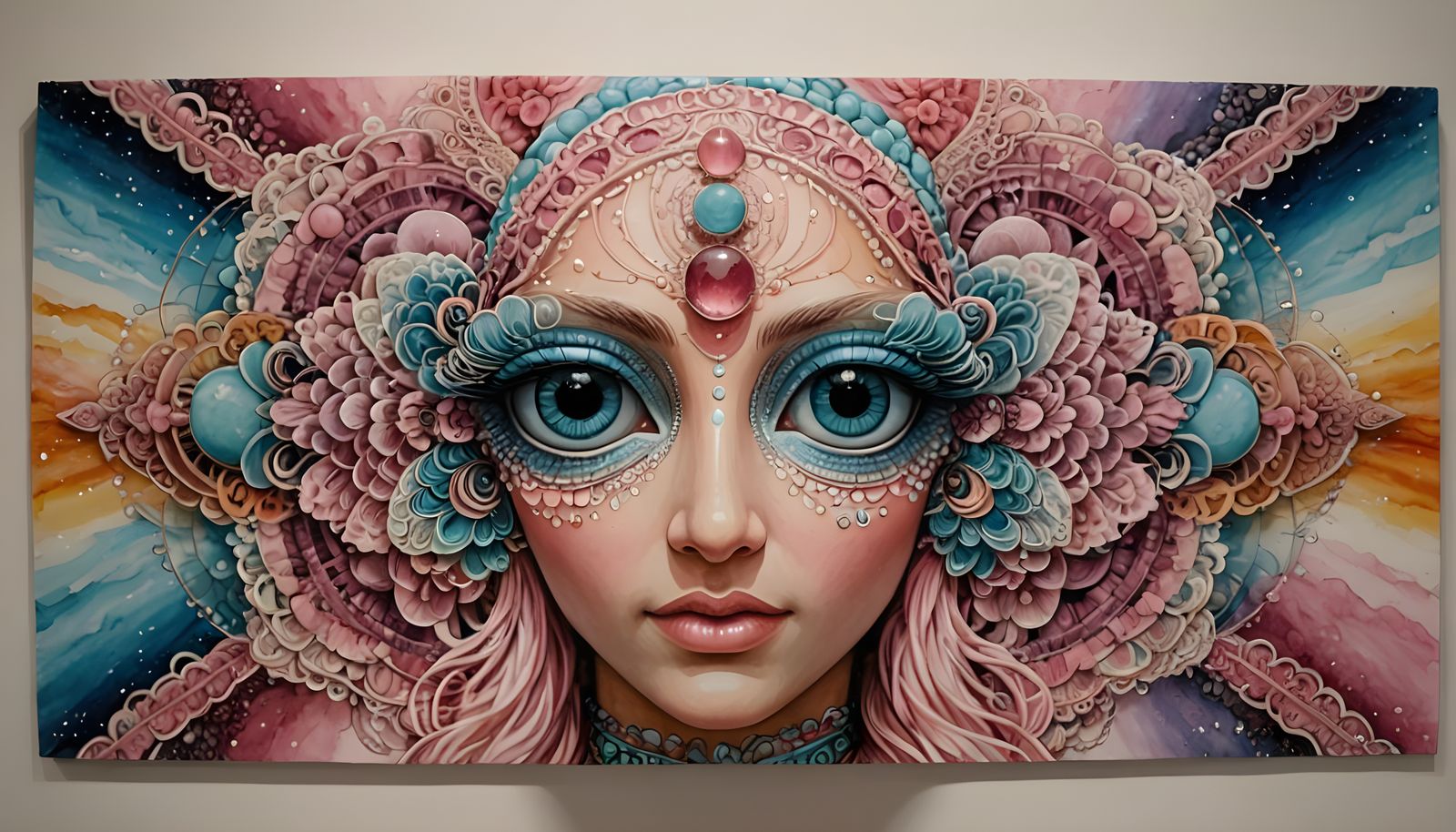 Fractal Wave Zentangle with Angelic Guidance