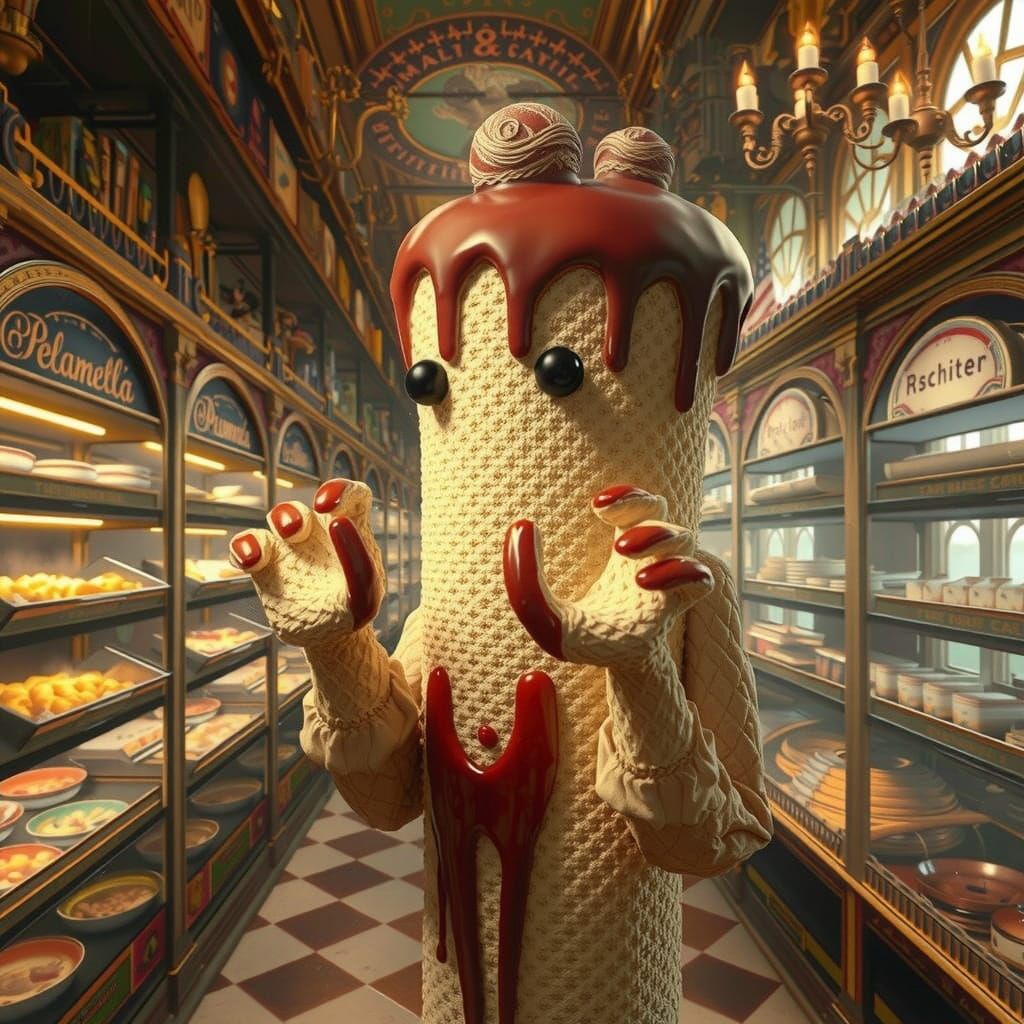 BOUDOIR/LADYFINGER BISCUIT (in a cake shop)