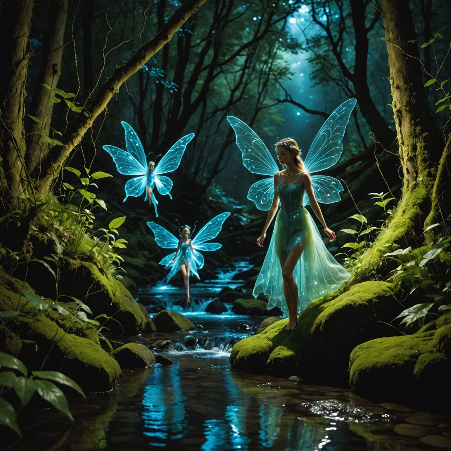 Bioluminescent Folklore Fantasy Brings Fasccinating Fairies ...