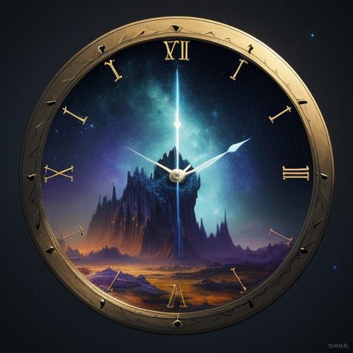 Time Runs Backwards: A Surreal Matte Painting