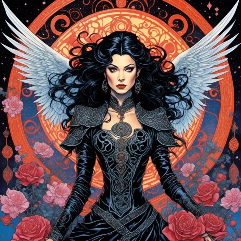 Gothic Anime Witch: 90s Sitcom Style