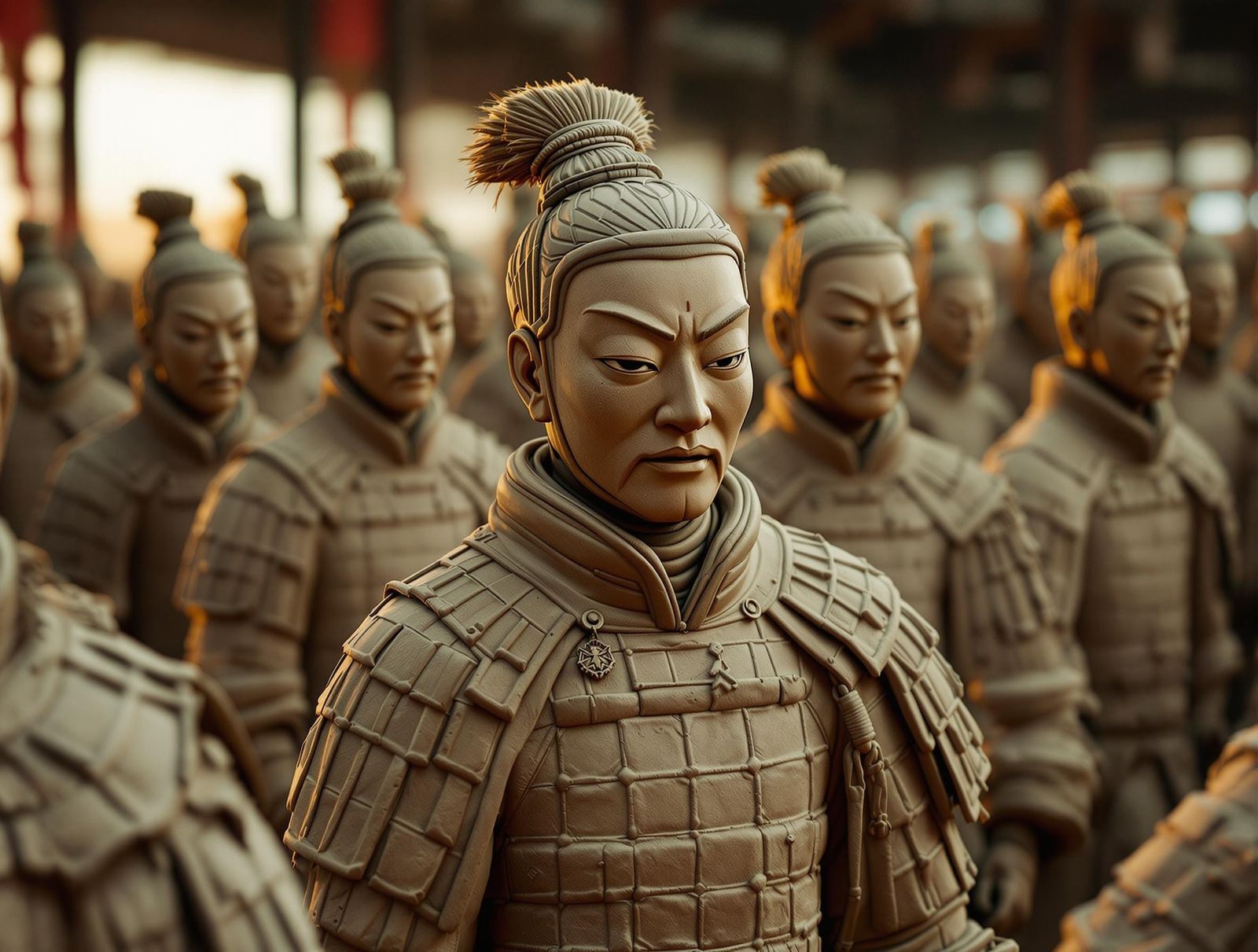 Terracotta Army in Detailed 8K Resolution