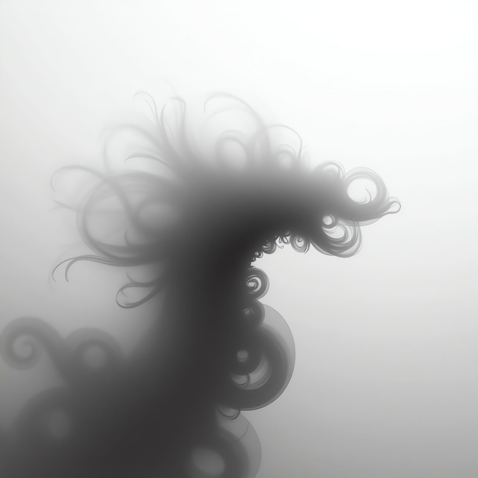 Minimalist Black and White Study in Contrast