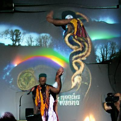 Rainbow Serpent's Cosmic Rain Dance